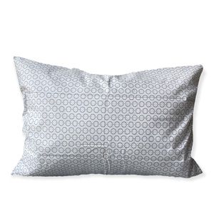 Boudoir / Lumbar Pillow Cover in Classic Ring 'Smoke' by Serena & Lily
